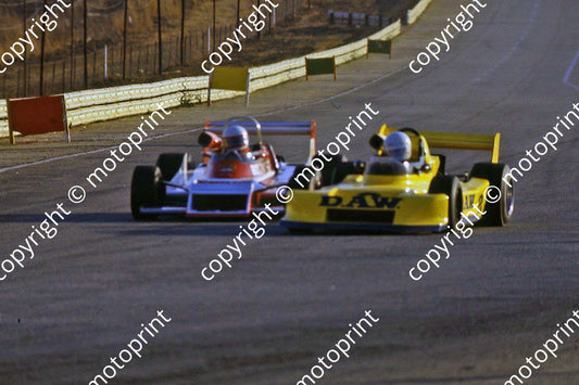 1980 Kya FA 8 Trevor van Rooyen March, 22 Tommy Dunn March 79A (courtesy Roger Swan) 401