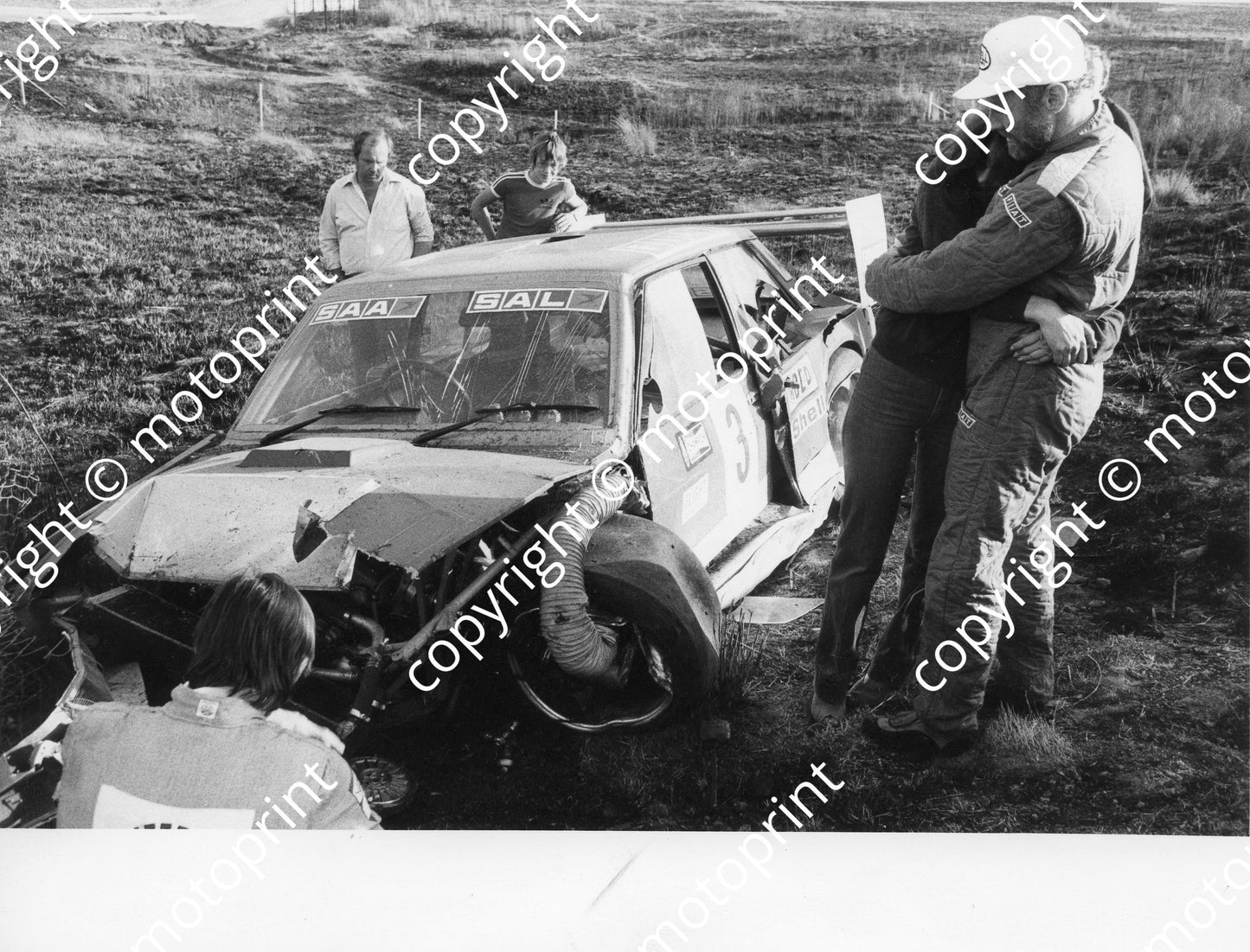 1980 Kyalami Mnf Challenge August Dave Charlton Fiat crash Fiat 050