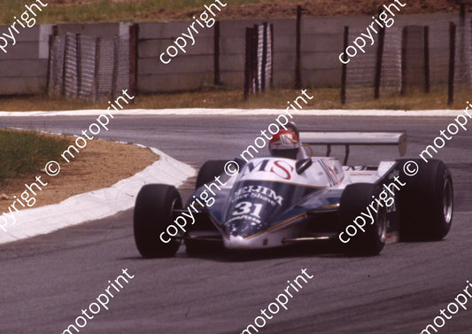 1980 SA GP 31 Eddie Cheever Osella Cosworth FA1-1 going off Crowthorne (courtesy Roger Swan) (4)