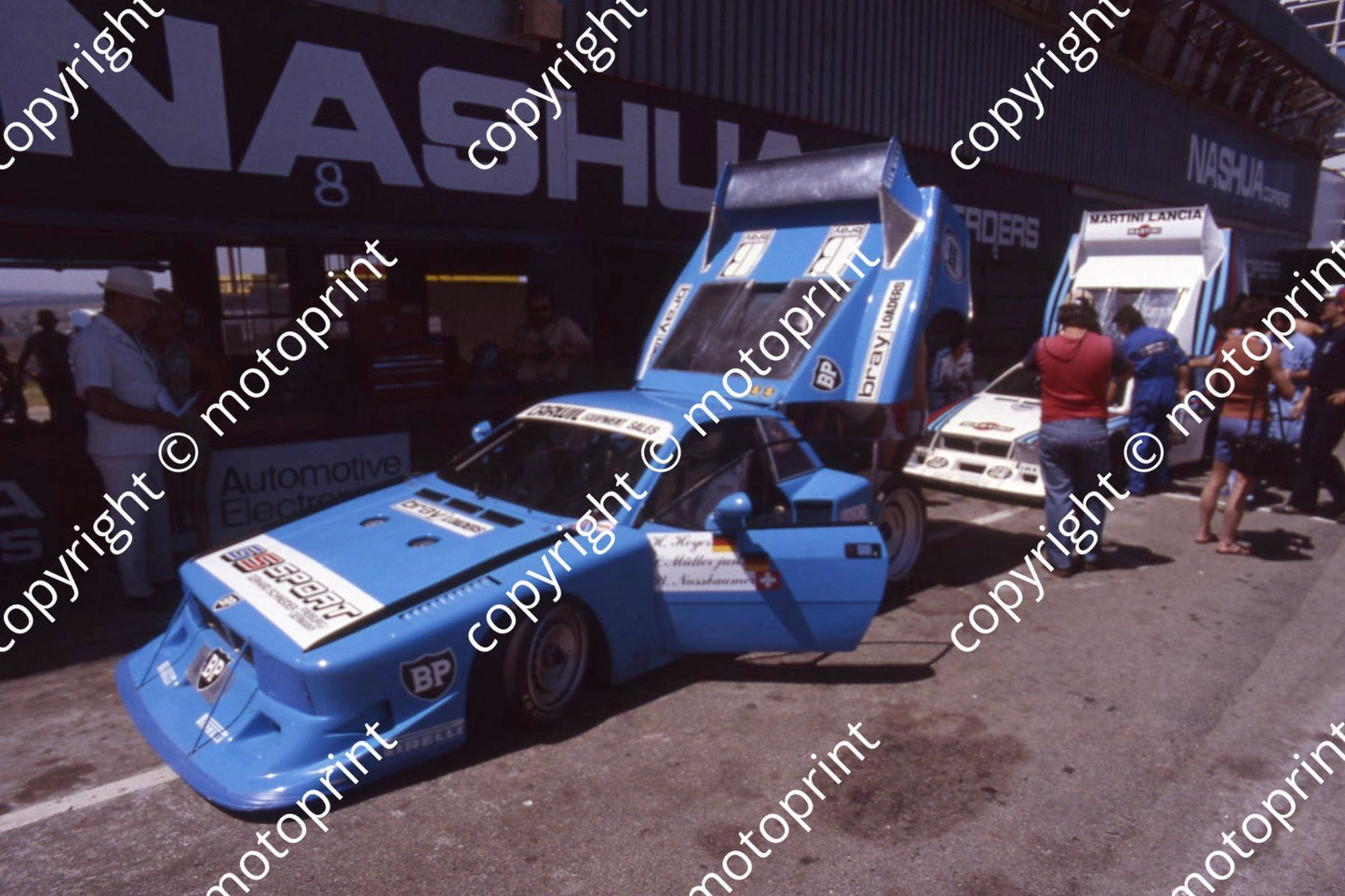 1981 9 hr 5 Lancia Montecarlo Hans Heyer, Siggi Muller, Walter Nussbaumer (courtesy Roger Swan) (2)