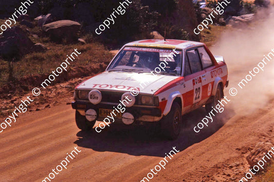 1981 Castrol Radio 5 22....Frank Lindeman Toyota   (courtesy Roger Swan) (2)