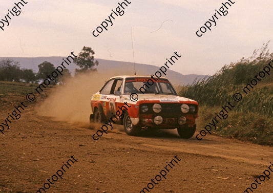 1981 Castrol Radio 5 31 Herbie Denton, Andre Gildenhuis Escort (courtesy Roger Swan) (105)