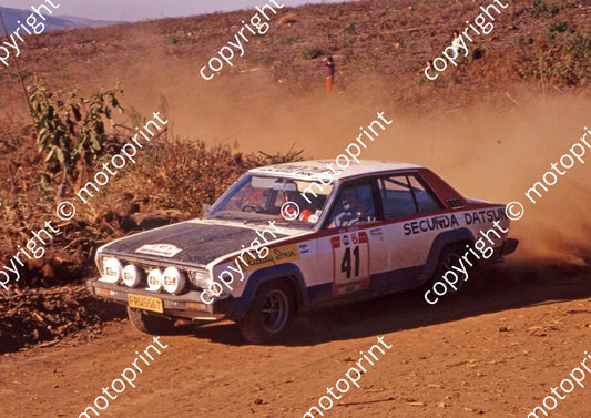 1981 Castrol Radio 5 41 M MacKenzie, Max Oerder Datsun (courtesy Roger Swan) (20)