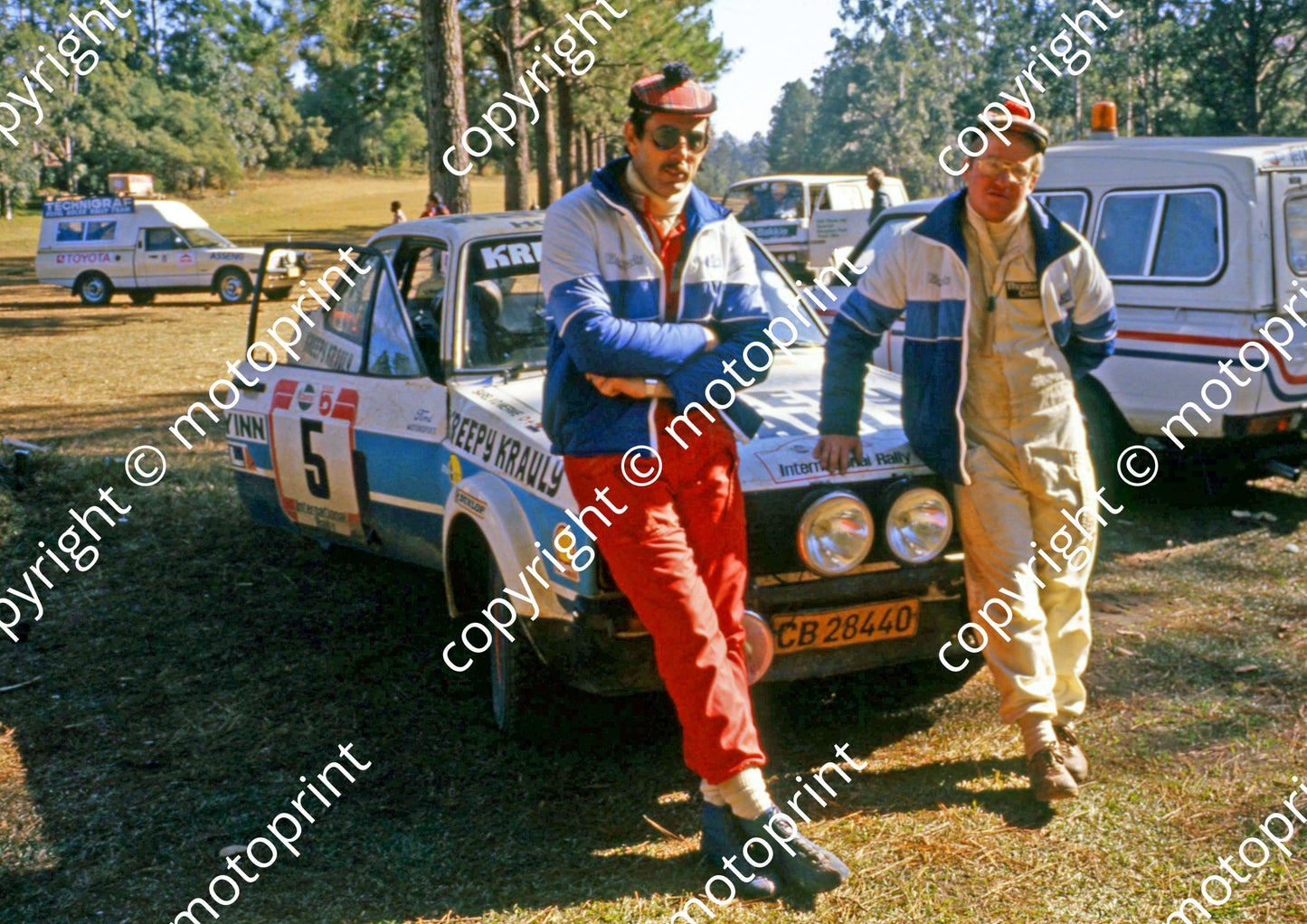 1981 Castrol Radio 5 5 Sarel van der Merwe, Franz Boshoff Escort (courtesy Roger Swan) (11)