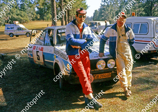 1981 Castrol Radio 5 5 Sarel van der Merwe, Franz Boshoff Escort (courtesy Roger Swan) (11)
