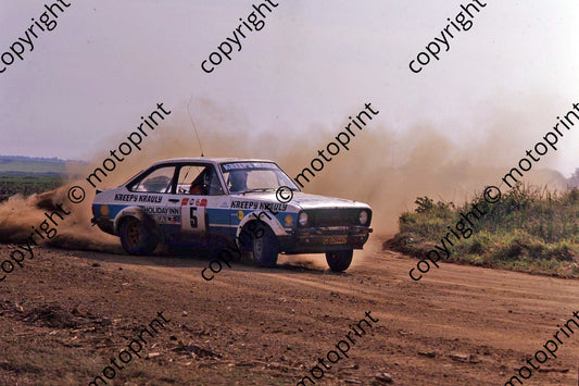 1981 Castrol Radio 5 5 Sarel van der Merwe, Franz Boshoff Escort (courtesy Roger Swan) (14)