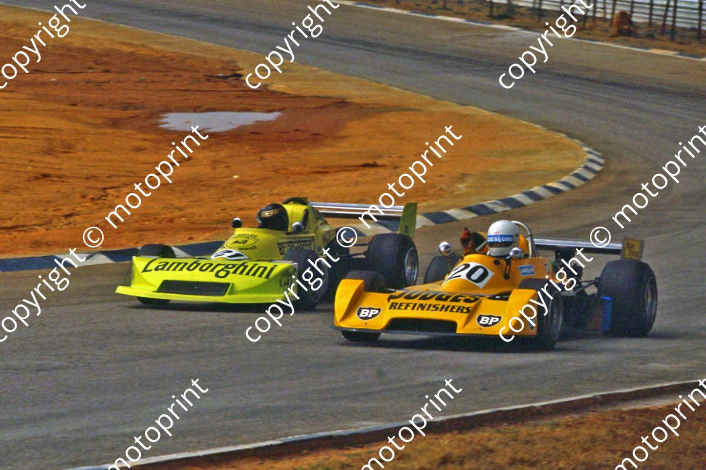 1981 FA Kya 20 Mike Needell Chevron B34_ 21 Brian Ferris March (courtesy Roger Swan) 77B