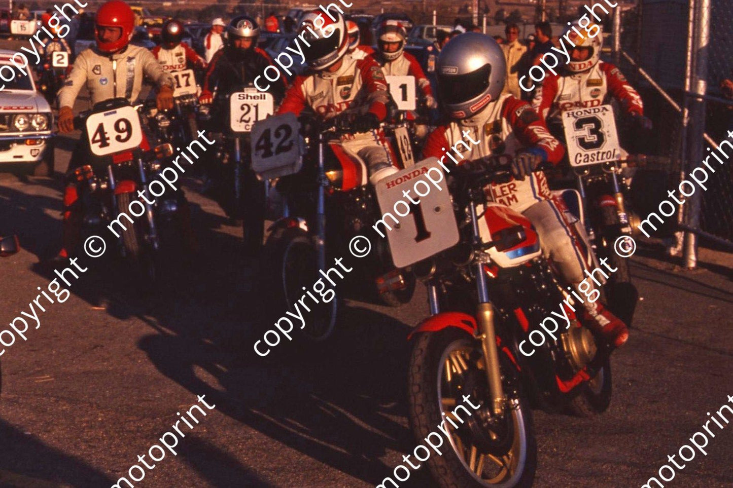 1981 Kya Skyfrate MC 1 Mike Crawford Honda 3 Rod Gray Honda 42 49 (permission Roger Swan)   368