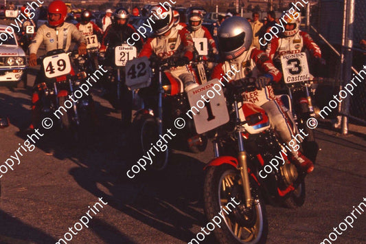 1981 Kya Skyfrate MC 1 Mike Crawford Honda 3 Rod Gray Honda 42 49 (permission Roger Swan)   368
