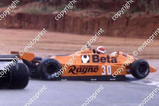 1981 SA GP 30 Seigfried Stohr Arrows A3 NOT SHARP  (Courtesy Roger Swan)