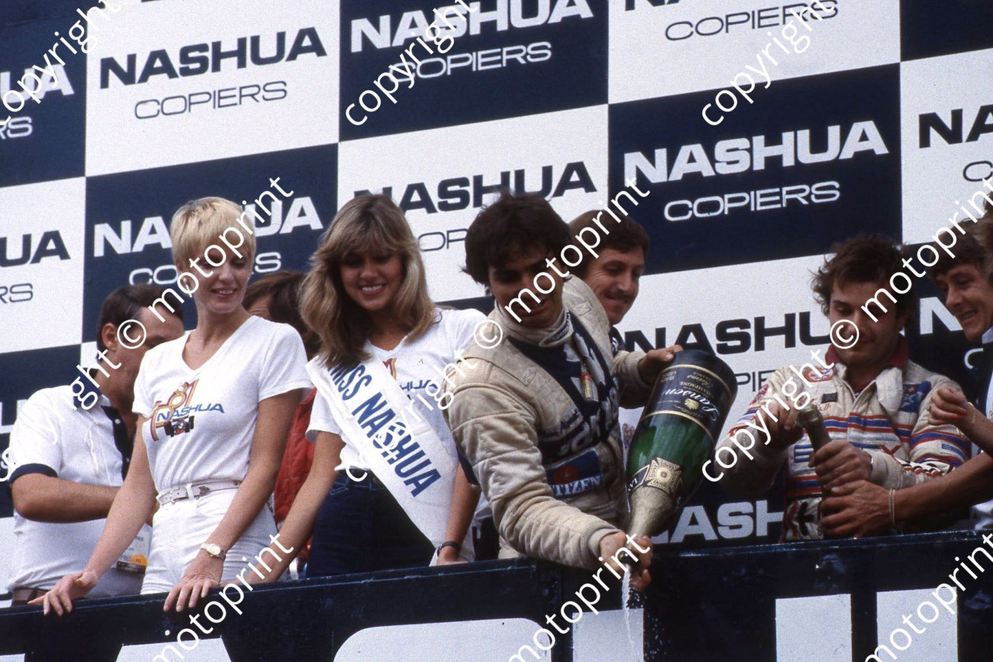 1981 SA GP Roger McCleery, Nelson Piquet, Elio de Angelis (Courtesy Roger Swan) 429