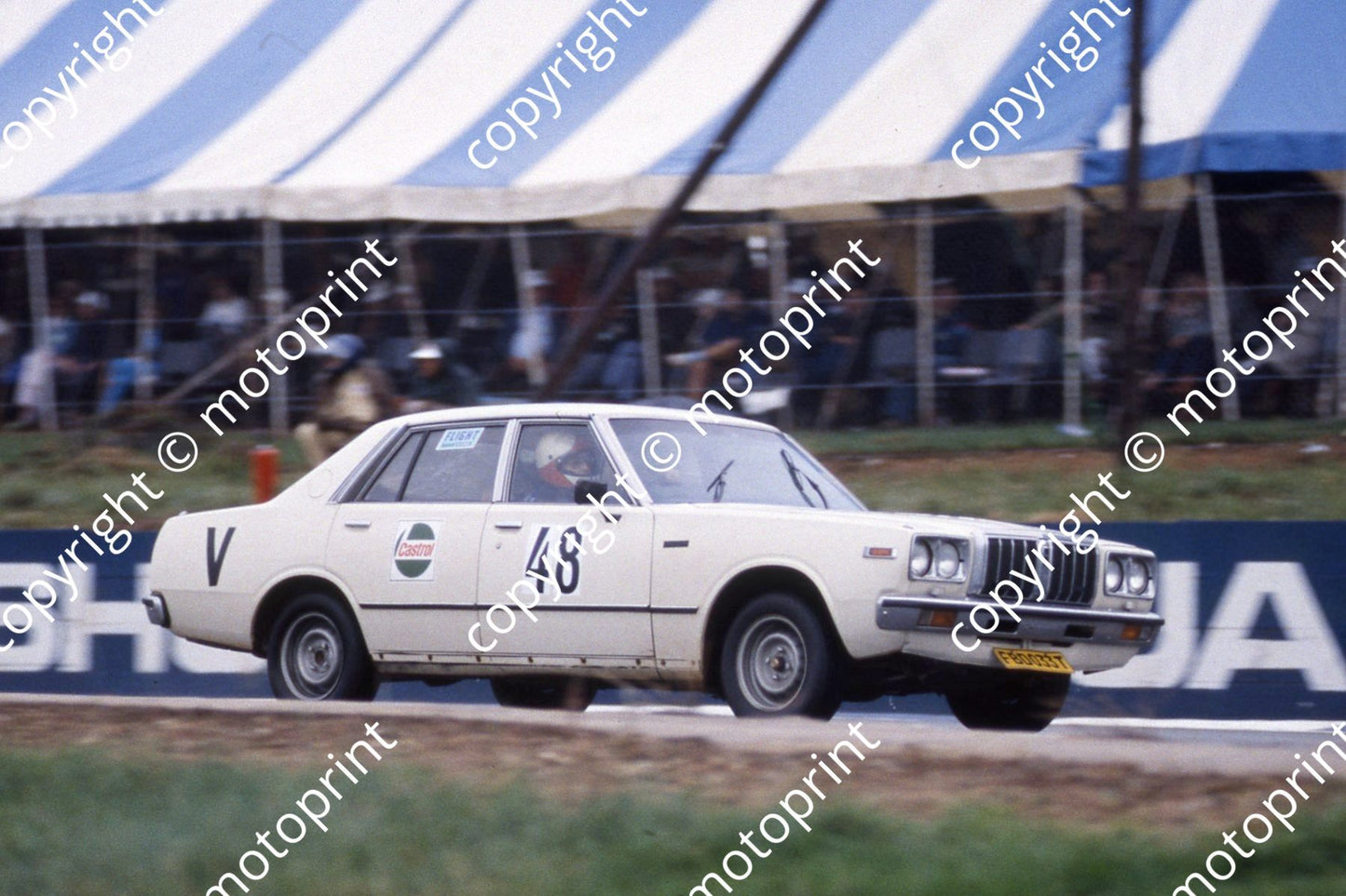 1981 SA GP support Gp 1 V48 George Bezuidenhout Datsun 280L  (courtesy Roger Swan)