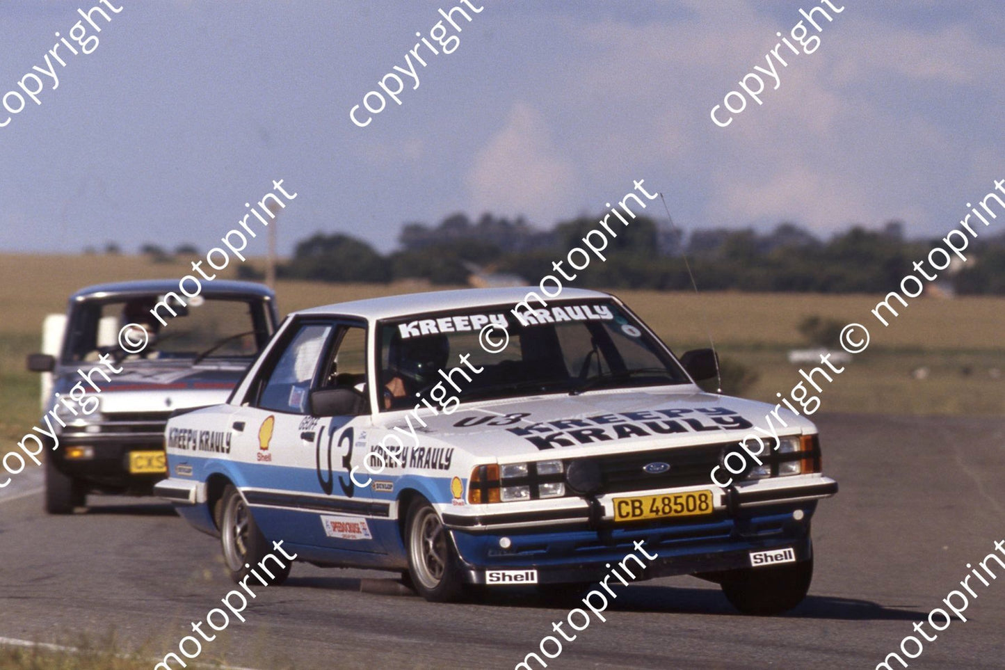 1981 Welkom Feb Gp 1 U3 Geoff Mortimer Cortina (courtesy Roger Swan)