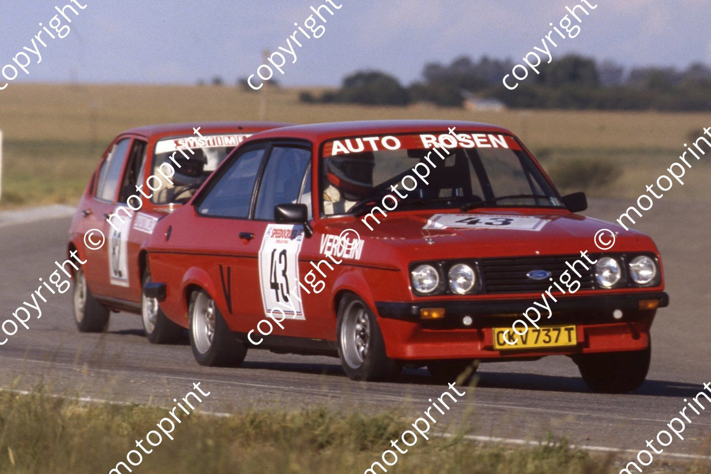 1981 Welkom Feb Gp 1 V43 Guiliano Verolini Escort (courtesy Roger Swan)