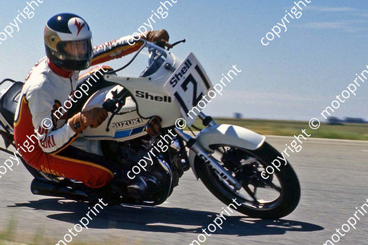 1981 Welkom Feb MC 121 Frans Maritz Suzuki (permission Roger Swan) 497
