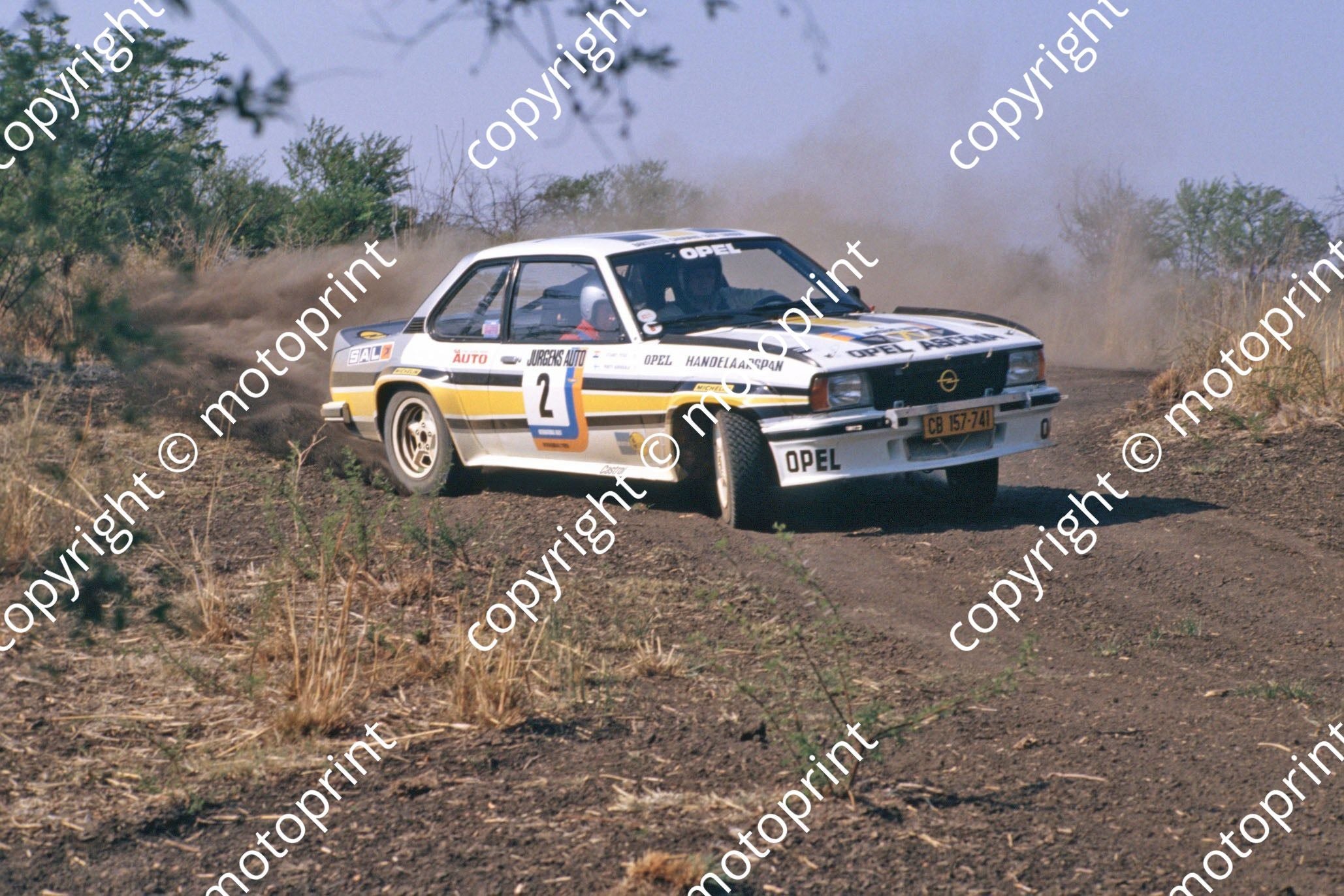 Roger Stuart Racing 1982 Jurgens 2 Pennti Airikkala, Stuart Pegg Ascona (courtesy Roger Sw ...