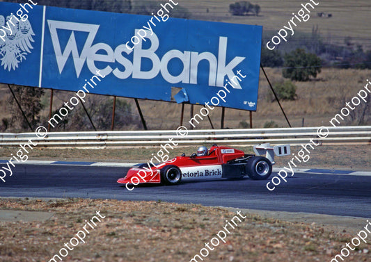 1982 Kya FA 28 Ken Critchfield Chevron spin (Colin Watling Photographic)