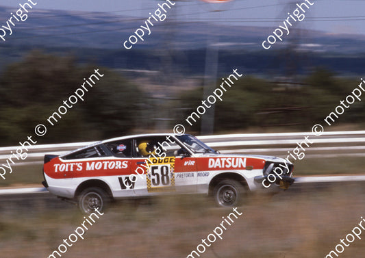 1982 Kya Gp1 W58 Lodge Roelf van Kooij Datsun 160Z (Colin Watling Photographic) (7)