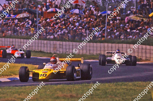 1982 SA GP 10 Eliseo Salazar ATS D5_ 6 Rosberg FW07C (thanks Roger Swan)
