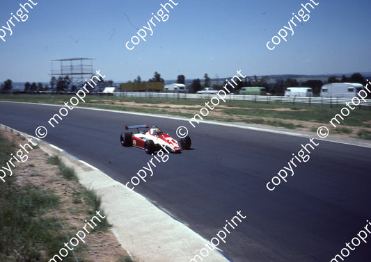 1982 SA GP 14 Roberto Guerrero Ensign N180B Cosworth pre-race, withdrawn (Colin Watling Photographic) (17)
