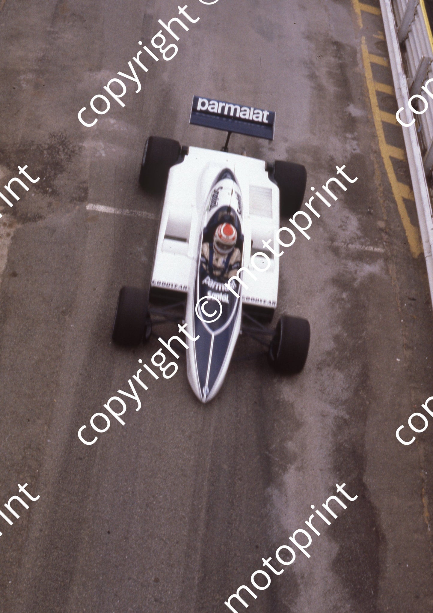 1982 SA GP 1 Nelson Piquet Brabham BT50-03 pre-race note no car number (Colin Watling Photographic) (44)