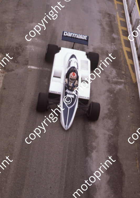 1982 SA GP 1 Nelson Piquet Brabham BT50-03 pre-race note no car number (Colin Watling Photographic) (44)