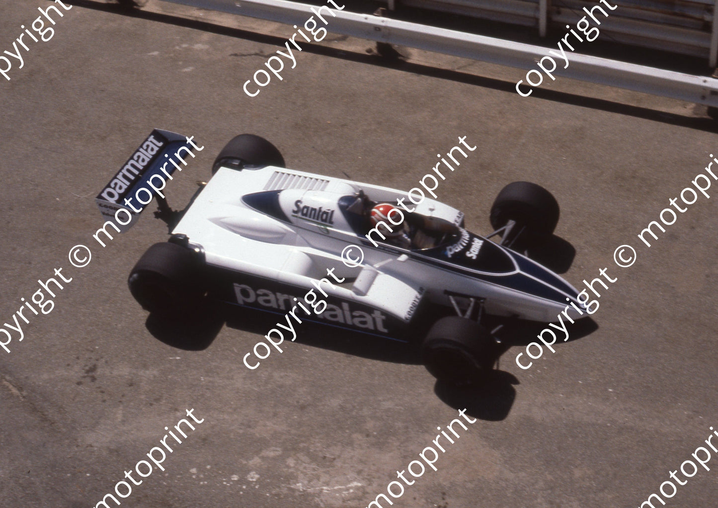 1982 SA GP 1 Nelson Piquet Brabham BT50-03  pre-race note no car number (Colin Watling Photographic) (45)