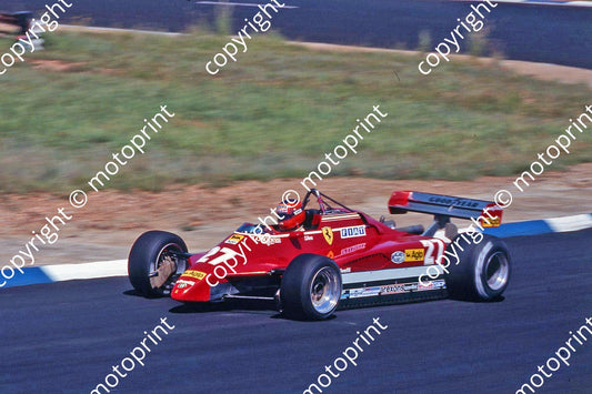 1982 SA GP 27 Gilles Villeneuve Ferrari 126C2 (thanks Roger Swan)  (3)