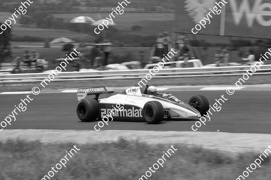 1982 SA GP 2 Riccardo Patrese Brabham BMW BT50-02 (permission Malcolm Sampson Motorsport Photography)