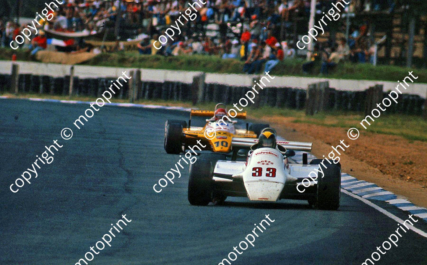 1982 SA GP 33 Derek Daly Theodore TY, 10 Salazar ATD D5 (thanks Roger Swan)