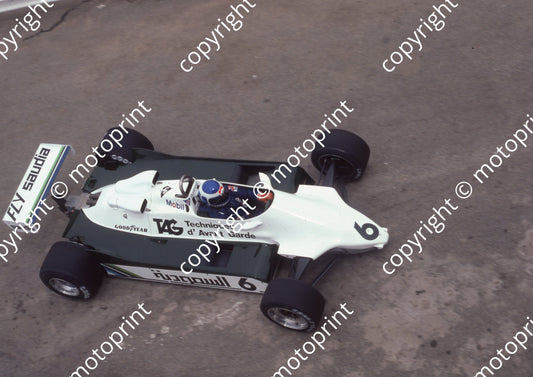 1982 SA GP 6 Keke Rosberg Williams FW07C-15 pre-race (Colin Watling Photographic) (9)