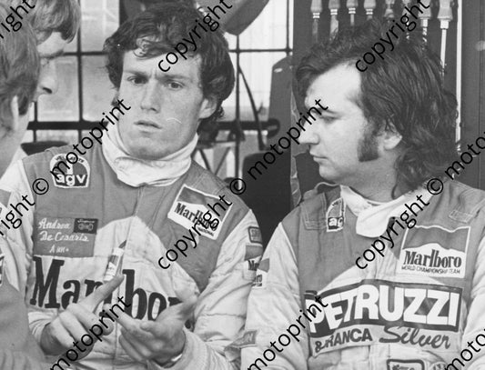 1982 SA GP Andrea De Cesaris, Bruno Giacomelli Alfa team mates (29)
