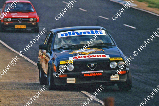 1982 SA GP support Gp 1 T7 Nicola Bianco Alfa GTV 6 (thanks Roger Swan)