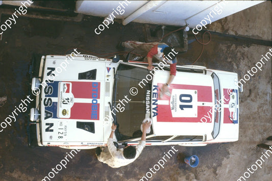 1982 Safari 10 Johnny Hellier, Rob Anderson Nissan Bluebird turbo (courtesy Roger Swan) (4)