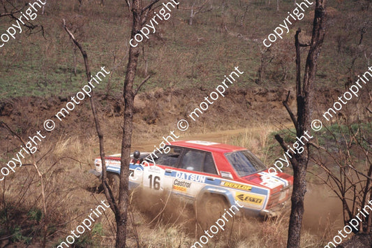 1982 Safari 16 Wolfgang Stiller, Hans Schuller Nissan 160J (courtesy Roger Swan) (2)
