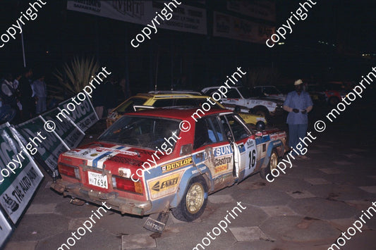 1982 Safari 16 Wolfgang Stiller, Hans Schuller Nissan 160J (courtesy Roger Swan) (3)