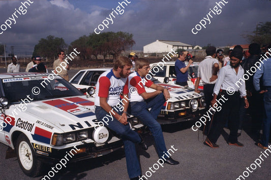 1982 Safari 3 Timo Salonen, Seppo Harjanne Nissan Violet GTS (courtesy Roger Swan)  (1)