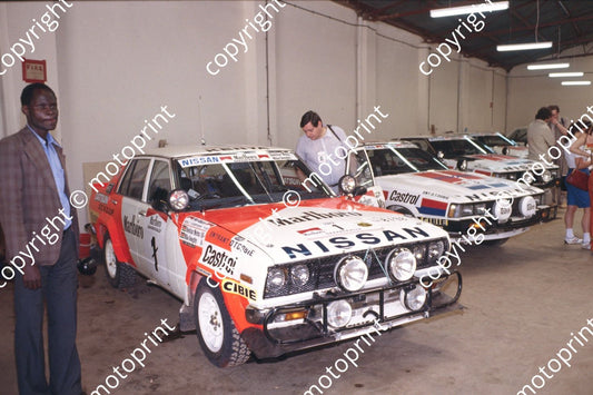 1982 Safari Nissan Team cars  (courtesy Roger Swan) (483)