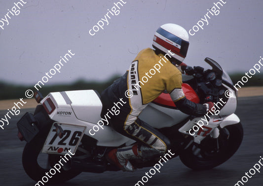 1982 Welkom 726 Avon Rob Petersen Ducati Pantah (Colin Watling photographic)