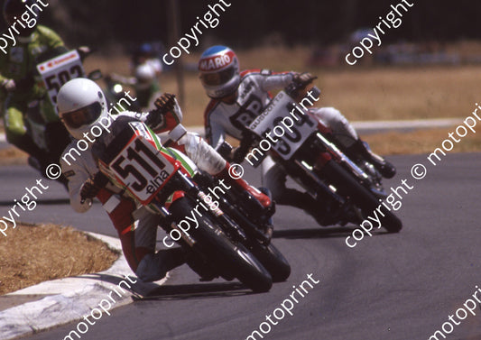1982 Welkom Elna 511Dave Emond Kawasaki GPZ  504 Mario Rademeyer Yamaha XZ550 (Colin Watling Photographic) (33)