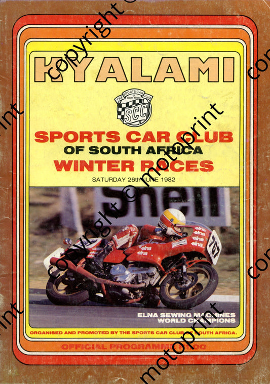 1982 Winter races;  features pics some colour clubmans, Star Mod, FA, SBk, FF, entry lists FV, clubmans, Star mod, SBK, Gp1, FA, FF  001
