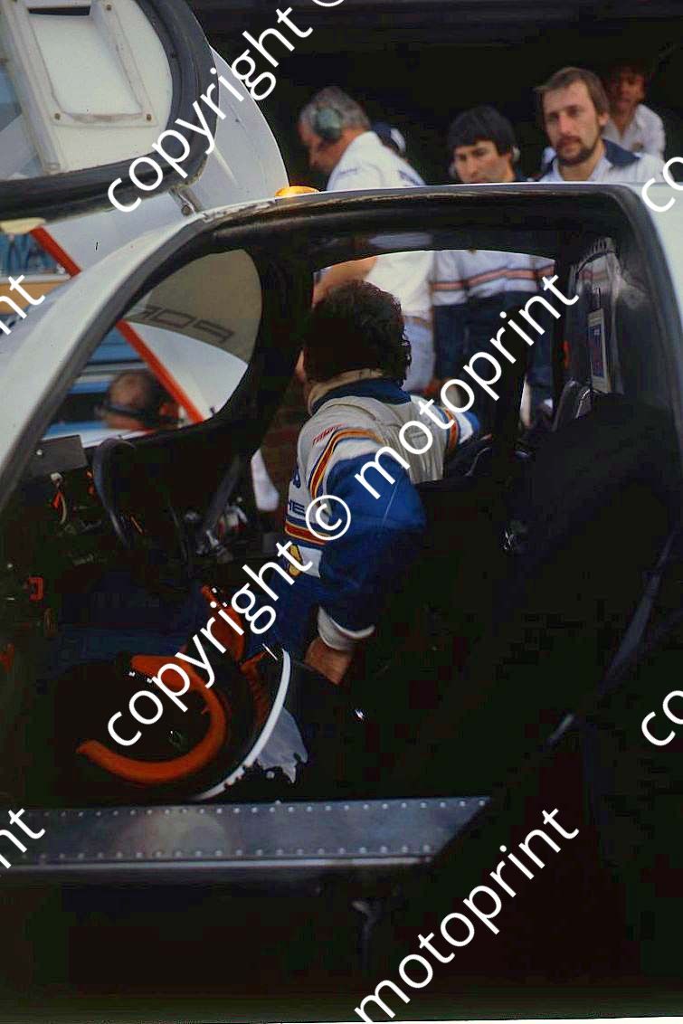 1982 9hr 3 Porsche 956 Jochen Mass in car