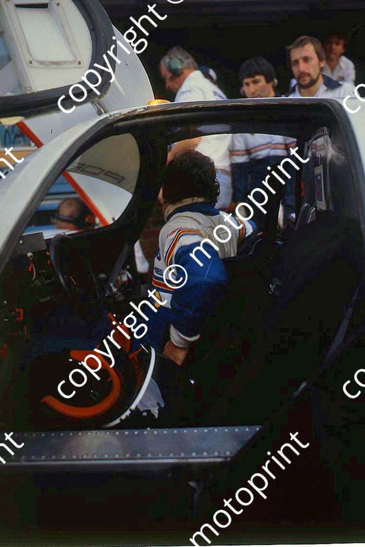 1982 9hr 3 Porsche 956 Jochen Mass in car