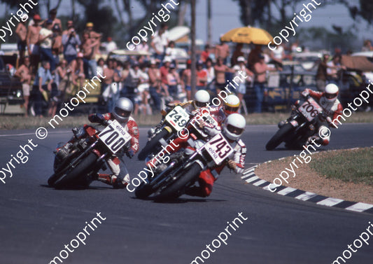 1982 Killarney MC 743 ....700 John Clark Honda CB750 749 ....(Colin Watling Photographic) (6)
