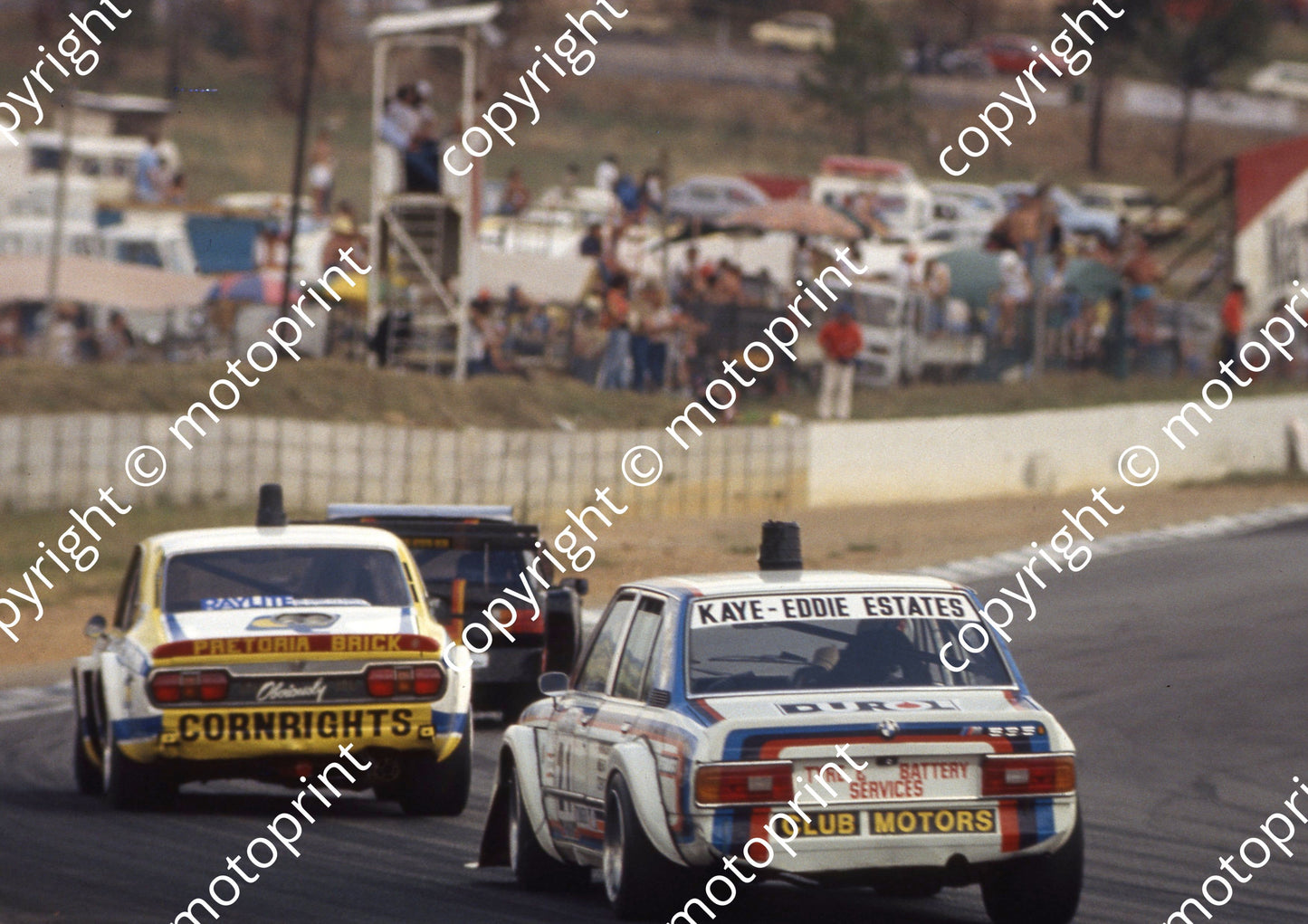 1982 Kya 9 hr 21 R Smith, R Jute BMW535i, P Driver, W Taylor, Capella, 22 B Cook, K Critchfield Capri (courtesy Roger Swan) (17)