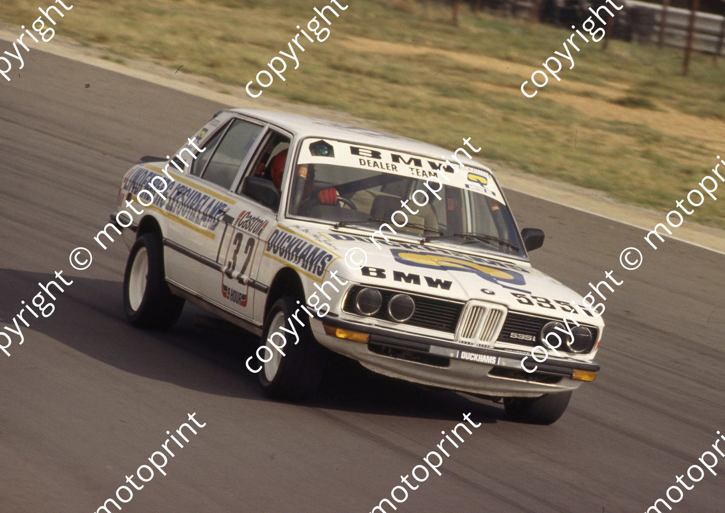 1982 Kya 9 hr 32 John Moni, Peter Lindenberg BMW535i (courtesy Roger Swan) (15)