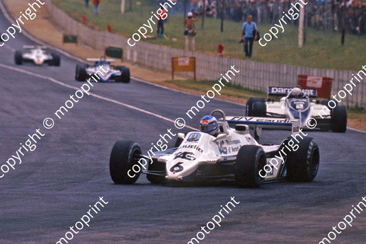 1982 SA GP 6 Keke Rosberg Williams FW07C 2 Riccardo Patrese Brabham BMW BT50 (thanks Roger Swan) (2)