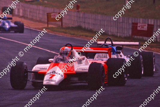 1982 SA GP 7 John Watson McLaren MP4B 26 Jacques Laffite Ligier (thanks Roger Swan)