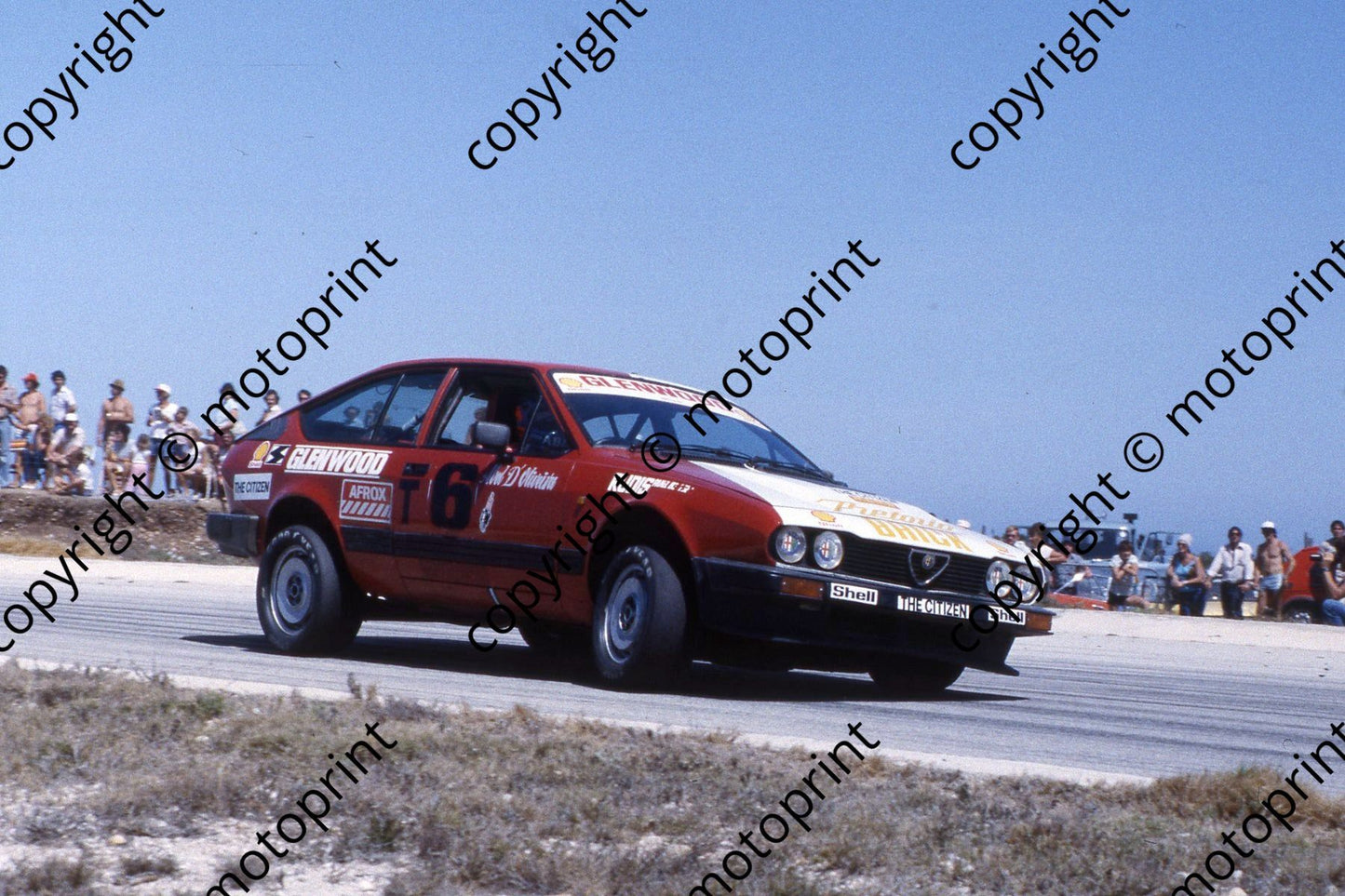 1983 Aldo 15 Jan Gp 1 T6 Abel D'Oliveira Alfa GTV6 (courtesy Roger Swan) (1)