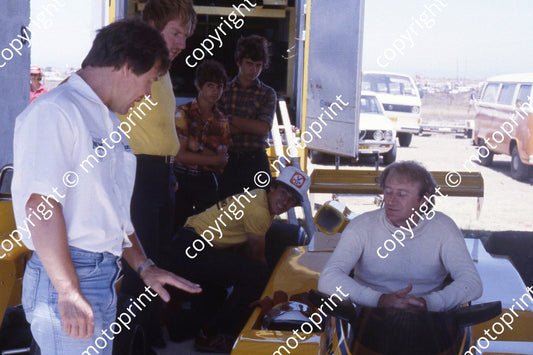 1983 Aldo 4 Bernard Tilanus in car pits (courtesy Roger Swan)